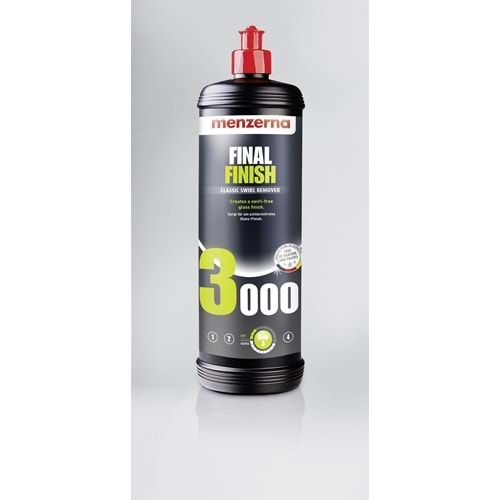 MENZERNA 3000 Standart Hare Giderici Cila - 1 lt Final Finish 3000 1 litre