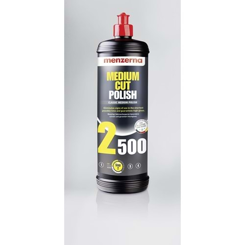 MENZERNA 2500 İnce Çizik Giderici Pasta - 1 lt Medium Cut Polish 2500 1 litre