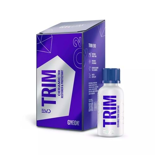 GYEON Q² Trim EVO Plastik Koruyucu Ve Solmuş Plastik Yenileyici Seramik Kaplama - 30ml Q2 Trim EVO 3